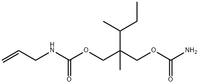 N-Allylcarbamic acid 2-(carbamoyloxymethyl)-2,3-dimethylpentyl ester|