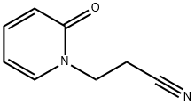 3-(2-oxopyridin-1-yl)propanenitrile Structure