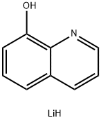 リチウムキノリン-8-オラート 化学構造式