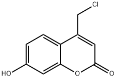 4-氯甲基-7-羟基苯并吡喃-2-酮,25392-41-0,结构式