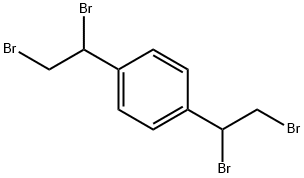 1,4-BIS(1,2-DIBROMOETHYL)BENZENE Structure