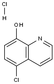 5-クロロ-8-キノリノール·塩酸塩 化学構造式
