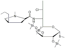 2,3,4-Tris-O-(triMethylsilyl) 7-Epi ClindaMycin Structure