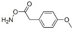 Amino-4-methoxyben-zeneacetic acid Struktur