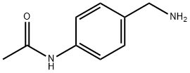 N-(4-(氨基甲基)苯基)乙酰胺, 25412-53-7, 结构式