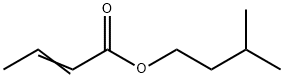 2-丁烯酸-3-甲基丁酯 结构式