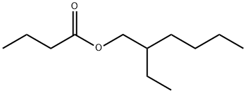 丁酸(2-乙基己基)酯 结构式