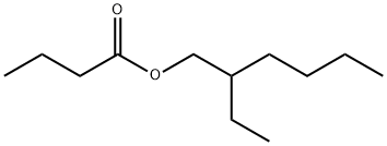 2-ETHYLHEXYL BUTYRATE Structure