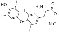 L-甲状腺素钠,25416-65-3,结构式