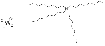 テトラオクチルアンモニウム·ペルクロラート 化学構造式