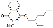 フタル酸1-(2-エチルヘキシル)-2-ナトリウム 化学構造式