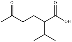 2-ISOPROPYL-5-OXOHEXANOICACID Structure