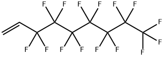 3,3,4,4,5,5,6,6,7,7,8,8,9,9,9-ペンタデカフルオロ-1-ノネン 化学構造式