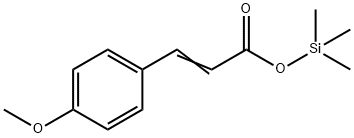 4-メトキシけい皮酸トリメチルシリル 化学構造式