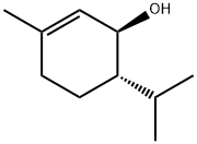 (1α,6β)-3-メチル-6-(1-メチルエチル)-2-シクロヘキセン-1-オール 化学構造式