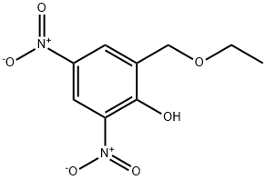 2-エトキシメチル-4,6-ジニトロフェノール 化学構造式