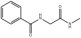 N-[2-(甲氨基)-2-氧代乙基]苯甲酰胺, 25443-66-7, 结构式