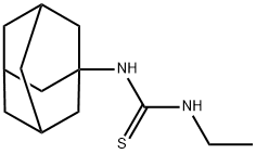1-(1-Adamantyl)-3-ethylthiourea, 25444-84-2, 结构式