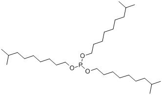亜りん酸 トリイソデシル (異性体混合物) 化学構造式