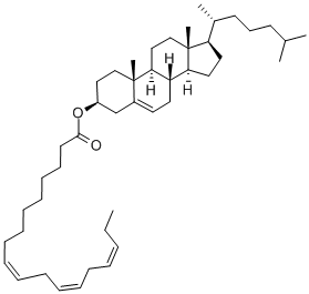 胆甾烯基亚麻酸酯,2545-22-4,结构式