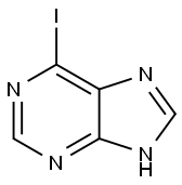 6-ヨード-1H-プリン 化学構造式