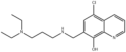 氯胺羟喹 结构式