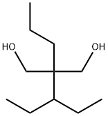 2-(1-エチルプロピル)-2-プロピル-1,3-プロパンジオール 化学構造式