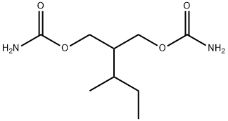 ジカルバミド酸2-(1-メチルプロピル)トリメチレン 化学構造式