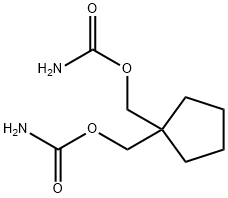 Dicarbamic acid cyclopentan-1-ylidenebismethylene ester Structure