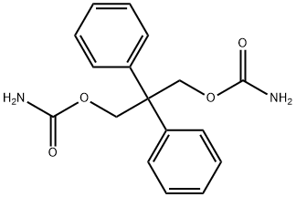 Dicarbamic acid 2,2-diphenyltrimethylene ester Structure