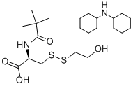 N-ALPHA-T-BOC-ETHYLMERCAPTO-L-CYSTEINE DICYCLOHEXYLAMMONIUM SALT Structure