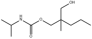2-甲基-2-丙基-1,3-丙二醇异丙基氨基甲酸单酯, 25462-17-3, 结构式