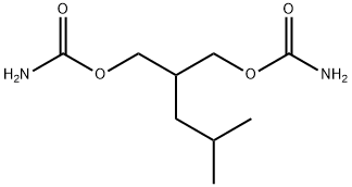 Dicarbamic acid 2-isobutyltrimethylene ester Structure