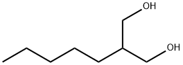 2-ペンチル-1,3-プロパンジオール 化学構造式