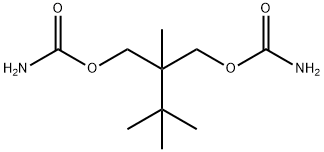 Dicarbamic acid 2-tert-butyl-2-methyltrimethylene ester Structure