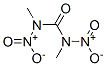 N,N'-Dinitro-N,N'-dimethylurea Structure