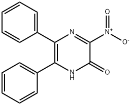 3-nitro-5,6-diphenyl-1H-pyrazin-2-one Struktur