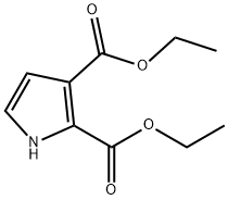 1H-吡咯-2,3-二甲酸二乙酯, 25472-60-0, 结构式