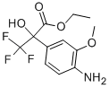 ETHYL 2-(4-AMINO-3-METHOXYPHENYL)-3,3,3-TRIFLUORO-2-HYDROXYPROPANOATE Structure