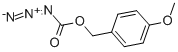 4-甲氧基苄氧基羰酰叠氮物 结构式