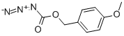 4-METHOXYBENZYLOXYCARBONYL AZIDE Struktur