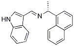 (R)-N-[(3-indolyl)methylene]-1-(1-napthyl)ethylamine Structure