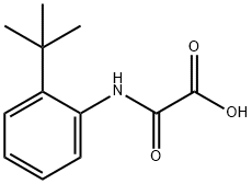 Acetic acid, 2-[[2-(1,1-diMethylethyl)phenyl]aMino]-2-oxo- Structure