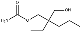Carbamic acid 2-ethyl-2-(hydroxymethyl)pentyl ester Struktur