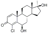 6β-Hydroxy-oral turinabol 结构式