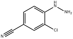 3-氯-4-肼苯甲腈, 254880-25-6, 结构式