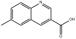 6-METHYLQUINOLINE-3-CARBOXYLIC ACID Structure
