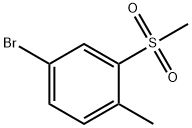 4-BROMO-1-METHYL-2-(METHYLSULFONYL)BENZENE
 Struktur