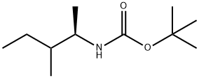 Carbamic acid, [(1R)-1,2-dimethylbutyl]-, 1,1-dimethylethyl ester (9CI) Struktur