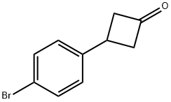 3-(4-bromophenyl)cyclobutanone Struktur